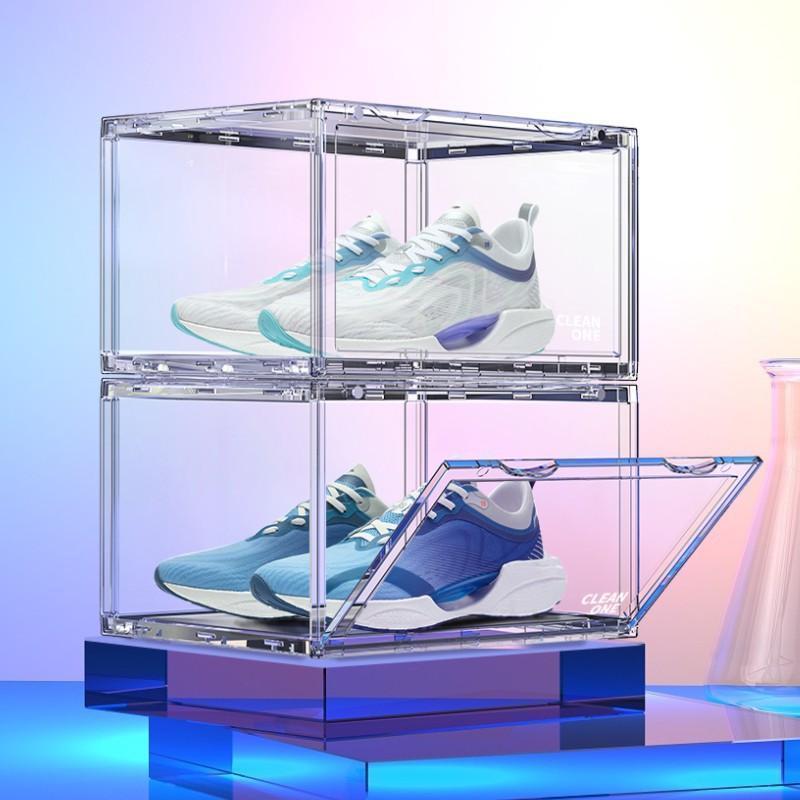 シューズボックス クリア スニーカーボックス 1個セット シューズケース シューズラック 靴 収納 棚 透明 横型 SHOES CASE BOX | ブランド登録なし