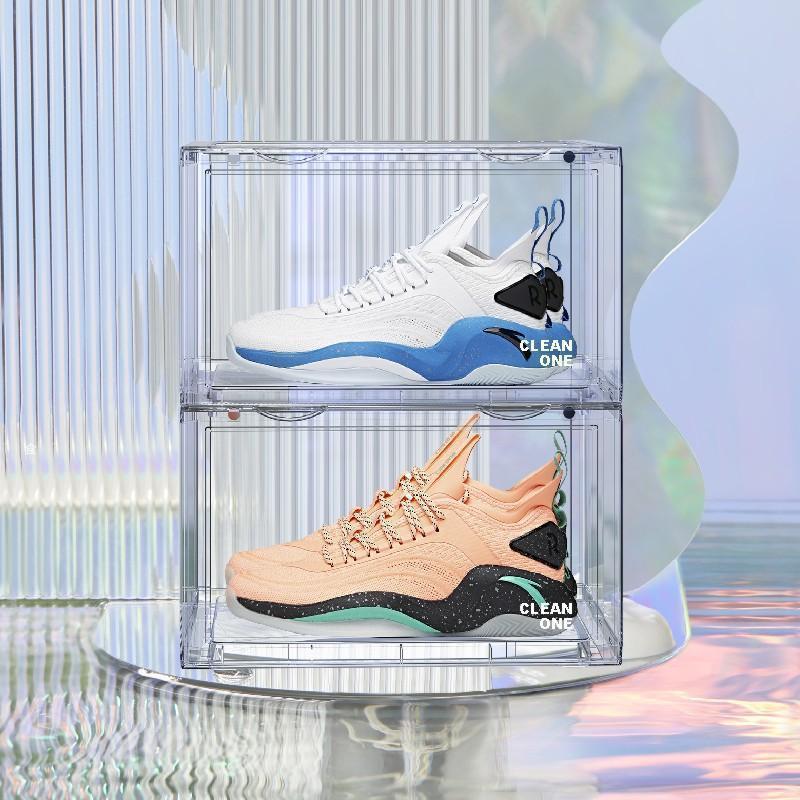シューズボックス クリア スニーカーボックス 1個セット シューズケース シューズラック 靴 収納 棚 透明 横型 SHOES CASE BOX | ブランド登録なし | 02