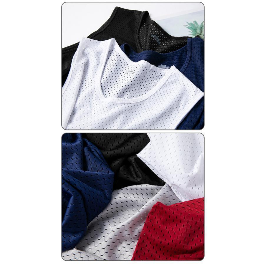 タンク メンズ インナー メッシュ 速乾 通気 ス ノースリーブ スポーツ Tシャツ ポイント消化 ひんやり 涼しい | ブランド登録なし | 11