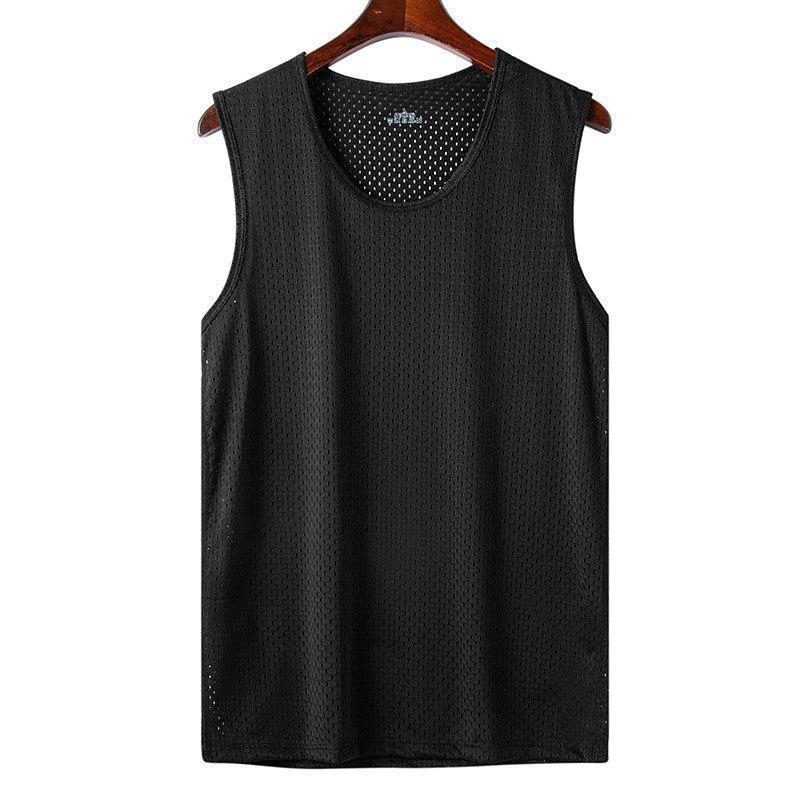 タンク メンズ インナー メッシュ 速乾 通気 ス ノースリーブ スポーツ Tシャツ ポイント消化 ひんやり 涼しい | ブランド登録なし | 03