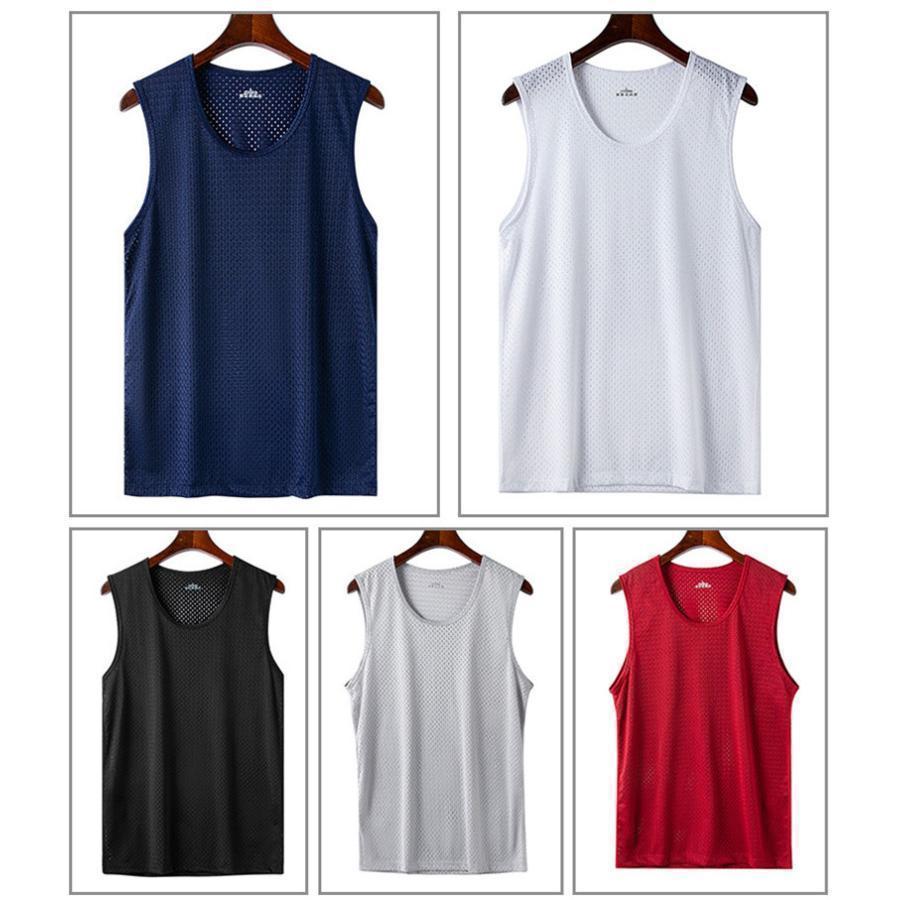 タンク メンズ インナー メッシュ 速乾 通気 ス ノースリーブ スポーツ Tシャツ ポイント消化 ひんやり 涼しい | ブランド登録なし | 09