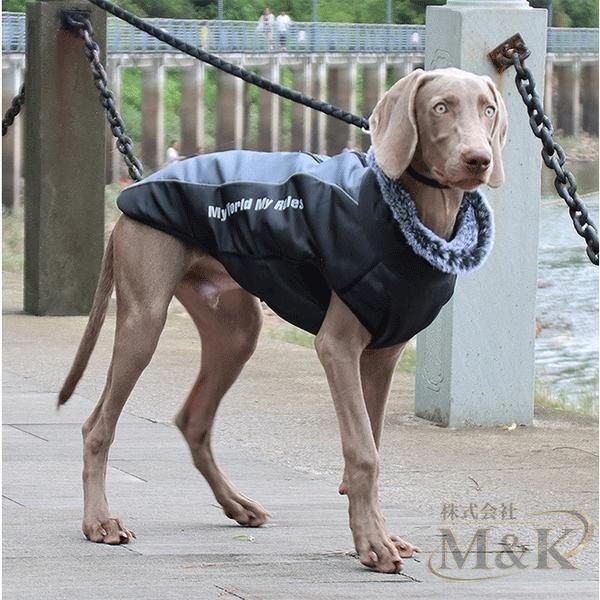 犬服 冬服 ジャケット ハーネス一体型ジャンパー ハーネス付き 服着せやすい アウター おしゃれ ベスト 大型犬 防寒着 背開き | ブランド登録なし | 15