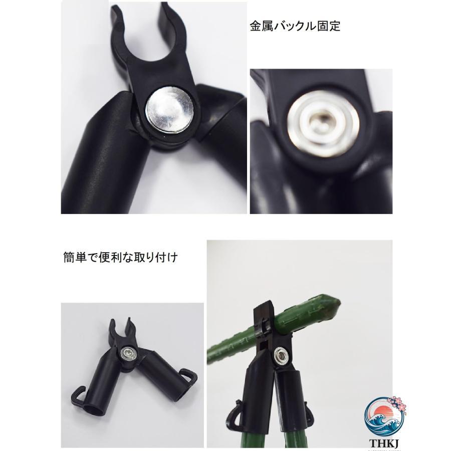 支柱ジョイント 10個 20個 園芸ポール ラタン 11mm 16mm 20mm ガーデニングクリップ 支柱 接 イボ竹 家庭菜園用 70 度調節可能 プラスチック製 支柱対応 | ブランド登録なし | 06