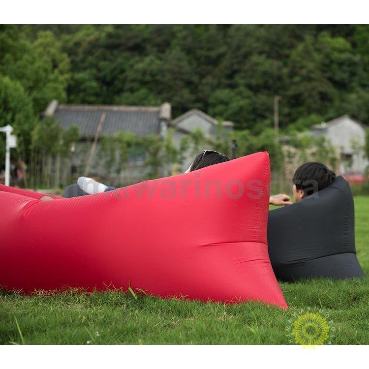 エアーベッド エアソファー 空気入れ不要 どこでも使える BIG 折りたたみ エアーソファ 収納ポーチ付 ポータブル式 アウトドア寝具 |  | 04