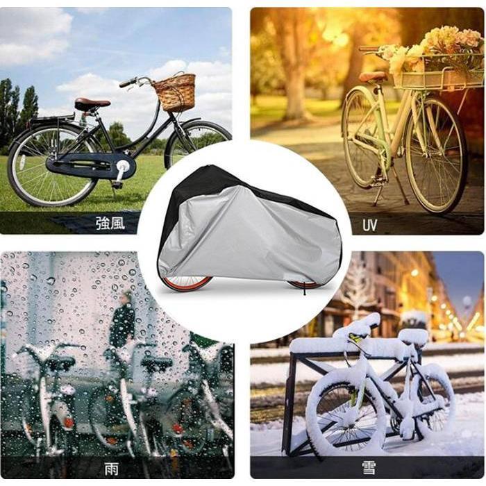 自転車カバー 防水 厚手 破れにくい バイクカバー 210Dオックス製生地 自転車カバー 雨 太陽 紫外線 UV加工 耐熱 サイクルカバー 丈夫 | ブランド登録なし | 07