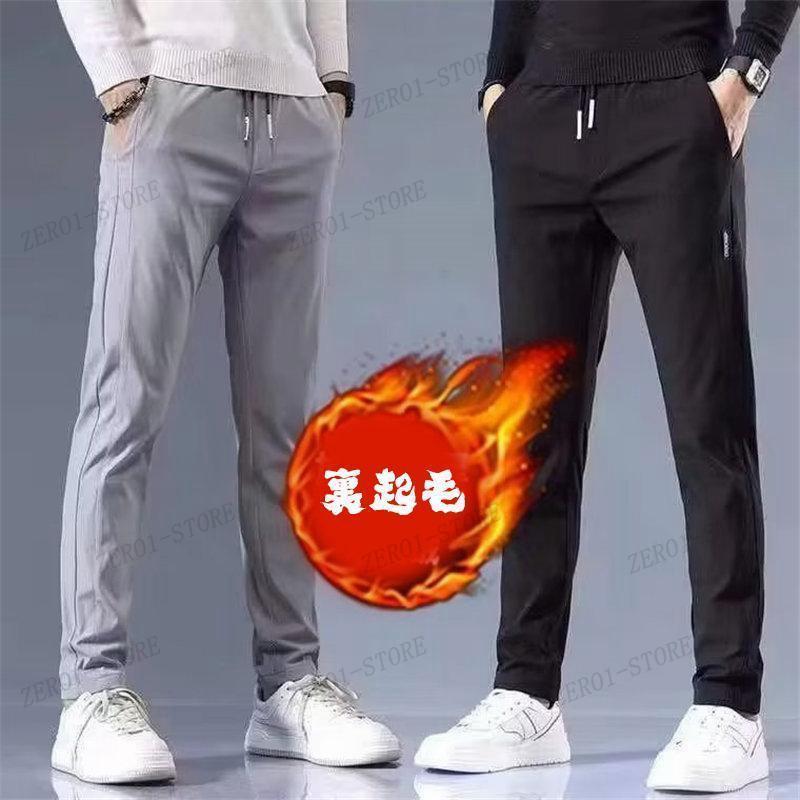メンズ スウェットパンツ ジョガーパンツ チノパンツ 裏起毛 裏ボア 暖かい 防寒 極暖 スポーツ あったか 冬ズボン カジュアル 大きいサイズ | ブランド登録なし | 07
