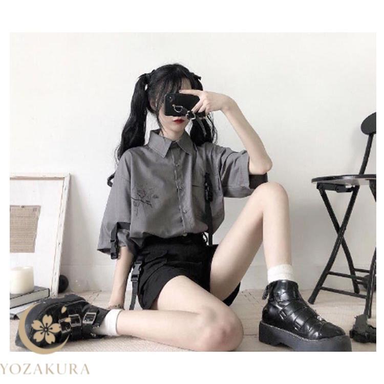 セットアップ 春 サブカル 半袖シャツ 地雷系 薄手 レディース パンツ ス かわいい サブカル ブラウス 服 量産型 ゆったり 秋 夏 可愛い | ブランド登録なし | 13
