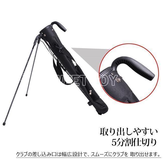ホワイトデーキャディバッグ ゴルフバッグ 軽量 メンズ レディース ゴルフバック スタンド 持ち運び 練習 おしゃれ ゴルフ バッグ ショルダー |  | 03