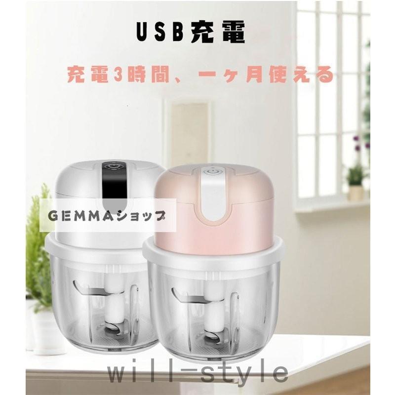 電動 フードプロセッサー みじん切り チョッパー フードカッター 洗いやすいガラス キッチン雑貨 野菜 肉 くだもの カッター 家庭用 300ML | ブランド登録なし | 06