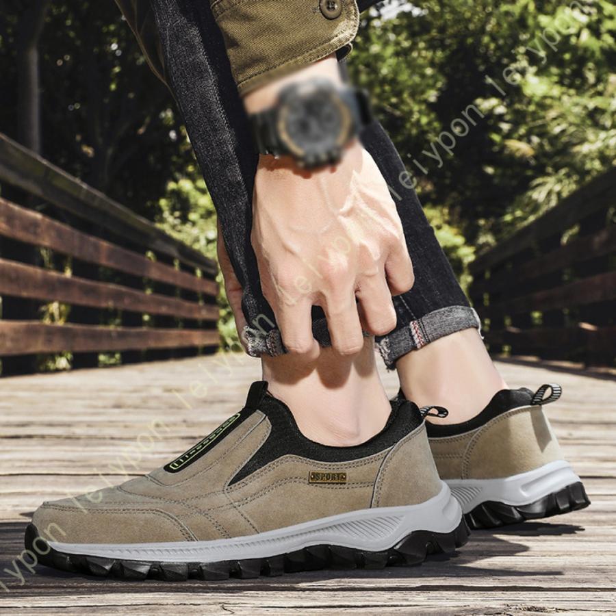 大きいサイズ トレッキングシューズ 登山靴 メンズ ハイキング おしゃれ 防水 通気 アウトドア ローカット メッシュ レースアップ 滑りにくい | ブランド登録なし | 12