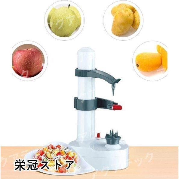 皮むき器 電動皮むき器 自動電気 自動ピーラー 多機能ピーラー 携帯用自動皮むき機 マルチツール リンゴやジャガイモなどの果物や野菜を切る | ブランド登録なし | 06