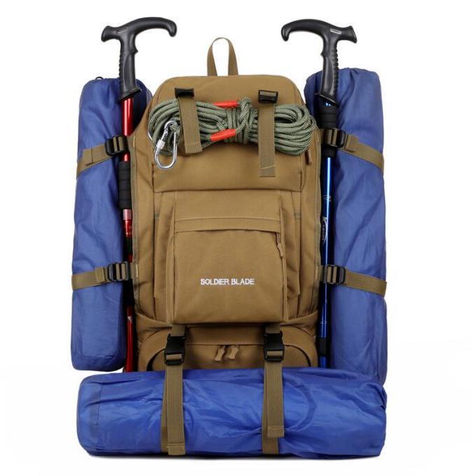 バック リュック 大容量 軽量 撥水 登山用 レディース メンズ サック 50L 防災 旅行 おしゃれ リュック 男女兼用 通学 アウトドア用品 | ブランド登録なし | 04