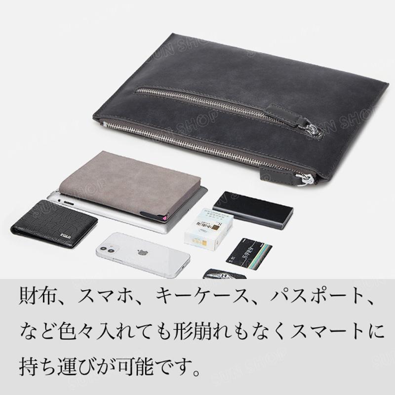 クラッチバッグ メンズ セカンドバッグ PUレザー ハンドバッグ 小さめ 人気 結婚式 おしゃれ シンプル ビジネス 手持ち 冠婚葬祭 コンパクト | ブランド登録なし | 08