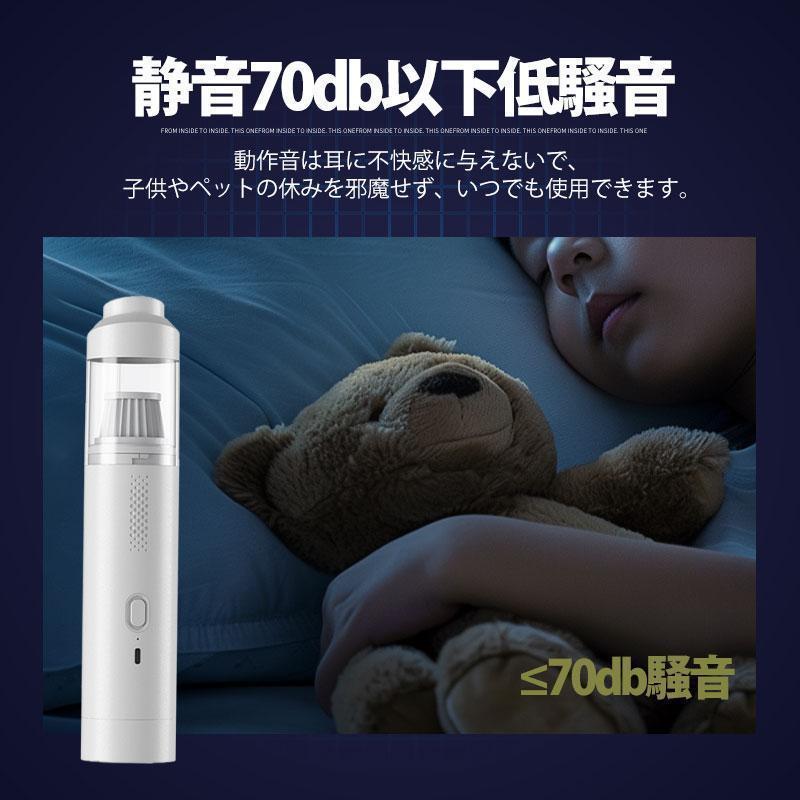 ハンディークリーナー 車 強力 掃除機 クリーナー コードレス 15000Pa吸引力 USB充電式 小型 ミニ 車載掃除機 車内 狭い 隙間 便利 水洗い 充電式 ハンディ | ブランド登録なし | 12