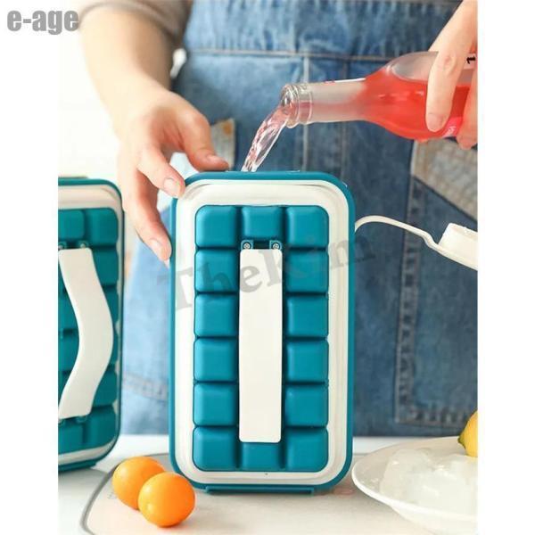 2in1 製氷皿 製氷器 アイストレー アイスボール ボトル 水筒 氷 丸氷 製氷 氷作る 家庭用 水筒型 両用 アイスメーカー 小型 簡単 製菓道具 | ブランド登録なし | 02