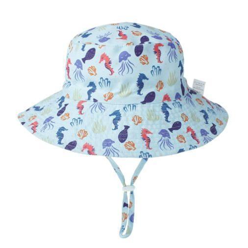 名入れ 子供 日除け 日よけ 帽子 ハット キッズ 夏 紫外線 海 山 レジャー 行楽 夏休み UVカット | ブランド登録なし | 07
