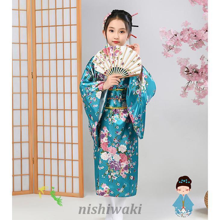 浴衣 子供 ワンピース 女の子帯 110 120 130 140 浴衣セット 和柄 花柄 夏祭り 花火大会 バレンタインデー |  | 12