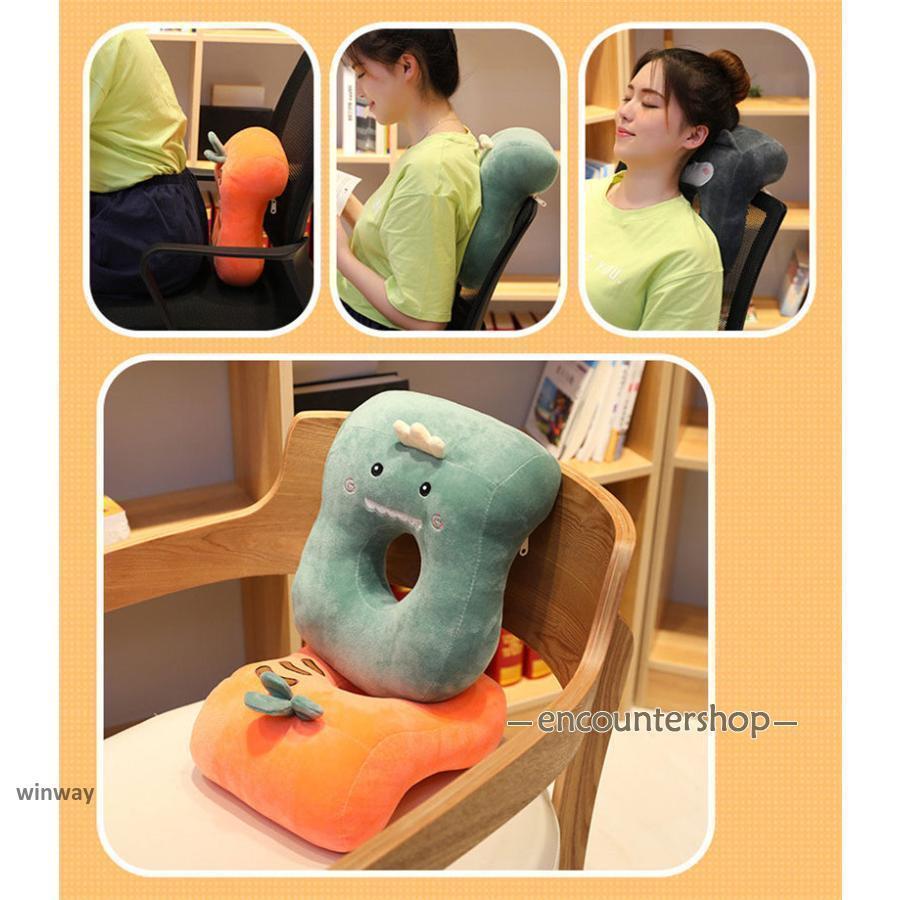 お昼寝枕 クッション うつぶせ寝 ネックピロー 背当て 腰当て デスク オフィス 仮眠 机枕 自宅 飛行機 携帯枕 まくら 安眠枕 トラベル ギフト | ブランド登録なし | 13