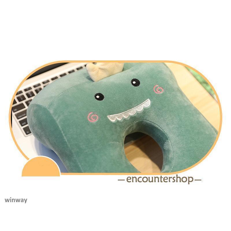 お昼寝枕 クッション うつぶせ寝 ネックピロー 背当て 腰当て デスク オフィス 仮眠 机枕 自宅 飛行機 携帯枕 まくら 安眠枕 トラベル ギフト | ブランド登録なし | 15