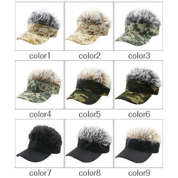 カツラ付き帽子 帽子一体型 帽子用ウィッグ 自然 髪付き帽子 50-60 cm調節できます 変装 ファッション 使いやすい メンズ　カッコイイ | ブランド登録なし | 01