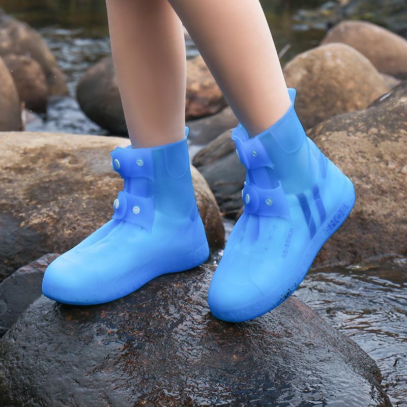 レインシューズ カバー 靴カバー 防水 雨 男女兼用 子供 メンズ レディース アウトドア シューズ 雨用 自転車 通勤 通学 足カバー 雪 農作業 梅雨 | ブランド登録なし | 01