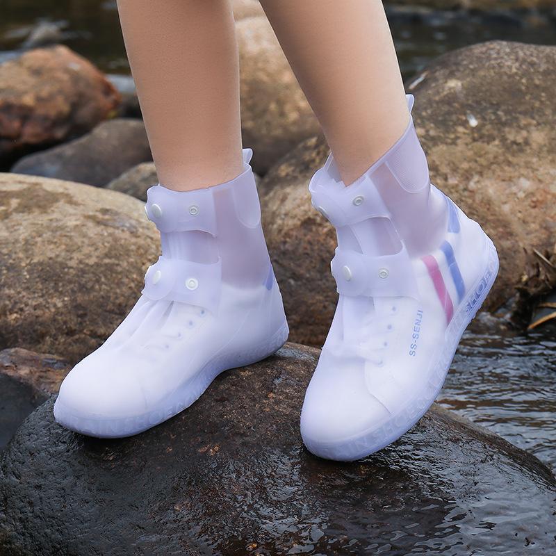レインシューズ カバー 靴カバー 防水 雨 男女兼用 子供 メンズ レディース アウトドア シューズ 雨用 自転車 通勤 通学 足カバー 雪 農作業 梅雨 | ブランド登録なし | 02