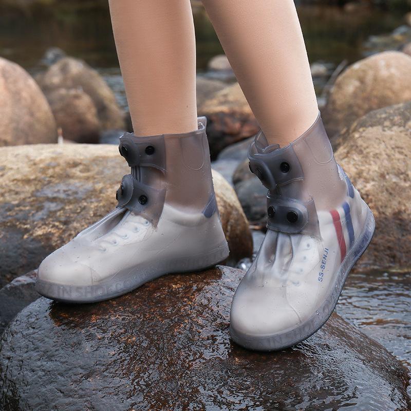 レインシューズ カバー 靴カバー 防水 雨 男女兼用 子供 メンズ レディース アウトドア シューズ 雨用 自転車 通勤 通学 足カバー 雪 農作業 梅雨 | ブランド登録なし | 03