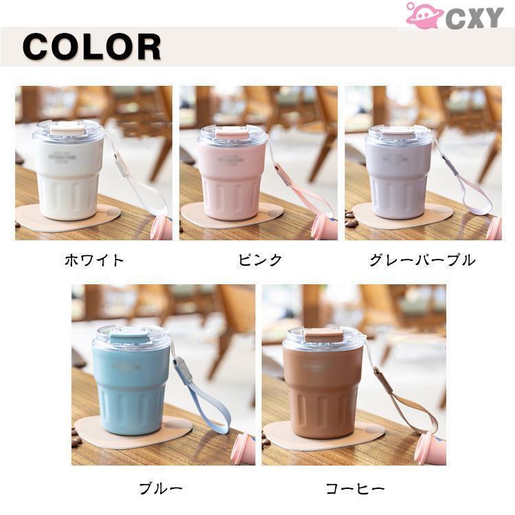 2WAY タンブラー 保温 保冷 水筒 蓋付き ストロー付き 水筒 おしゃれ こぼれない設計 ステンレス 290ml/360ml/600ml 小容量 | ブランド登録なし | 06