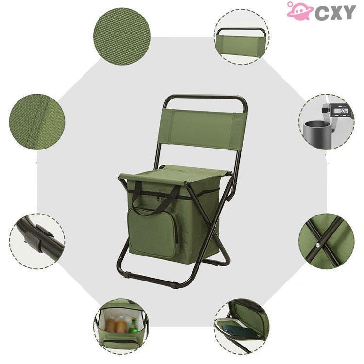 リュックチェア 持ち運び 折りたたみ 椅子 保冷 保温 スツール クーラーバッグ キャンプ レジャー アウトドア 釣り 野外 屋外 イベント | ブランド登録なし | 10