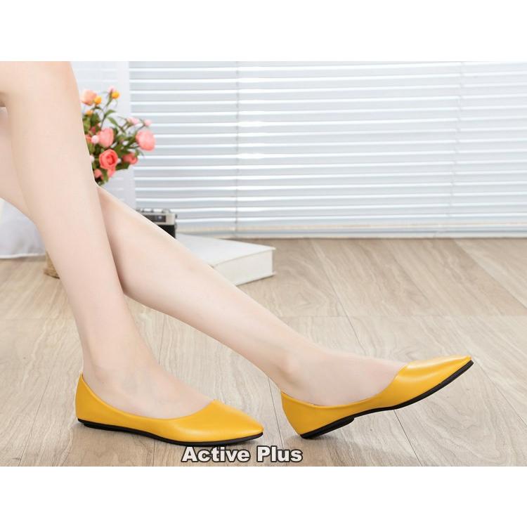 走れるパンプス歩きやすい 痛くない 大きいサイズ 結婚式 黒 ぺたんこ ポインテッドトゥ 1センチヒール 22.5cm-26cm 靴 シューズ 美脚 | ブランド登録なし | 10