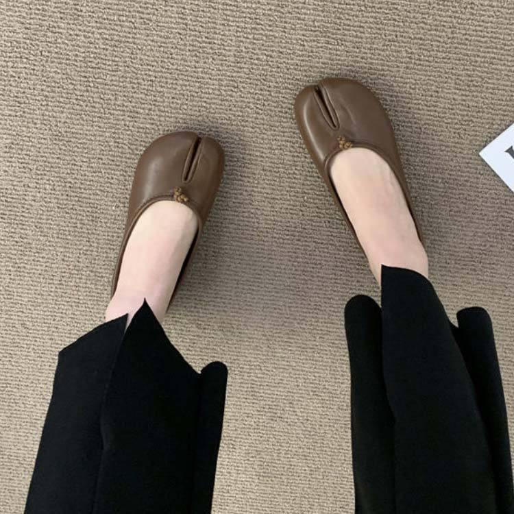 足袋 パンプス レディース 足袋シューズ 靴 痛くない 脱げない 足袋 バレエシューズ タビパンプス フラットシューズ ぺたんこ 外反母趾 柔らかい | ブランド登録なし | 03