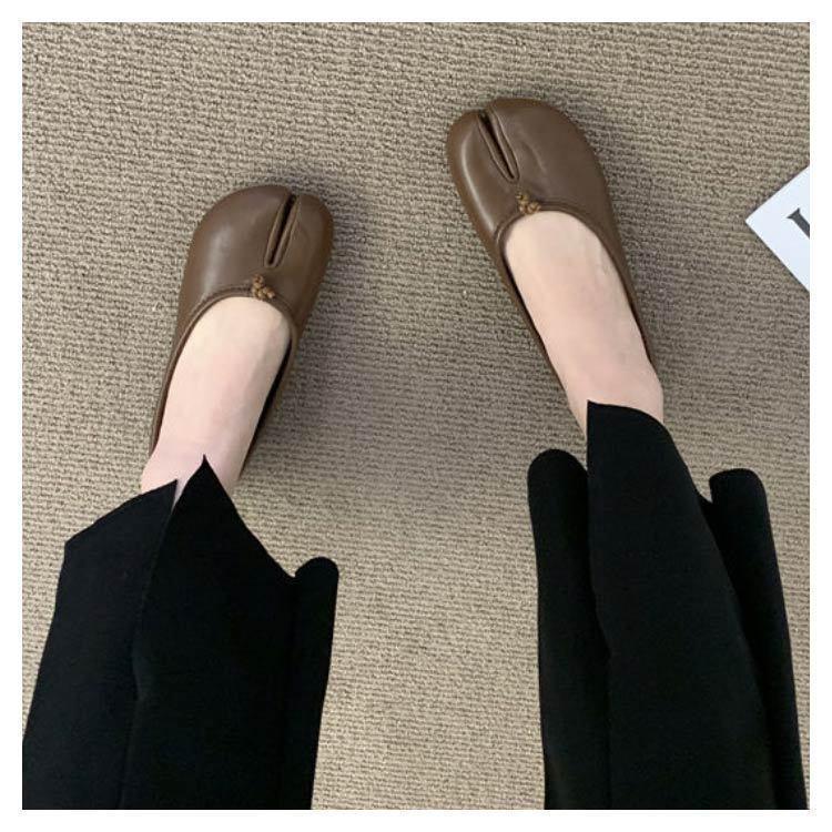 足袋 パンプス レディース 足袋シューズ 靴 痛くない 脱げない 足袋 バレエシューズ タビパンプス フラットシューズ ぺたんこ 外反母趾 柔らかい | ブランド登録なし | 09