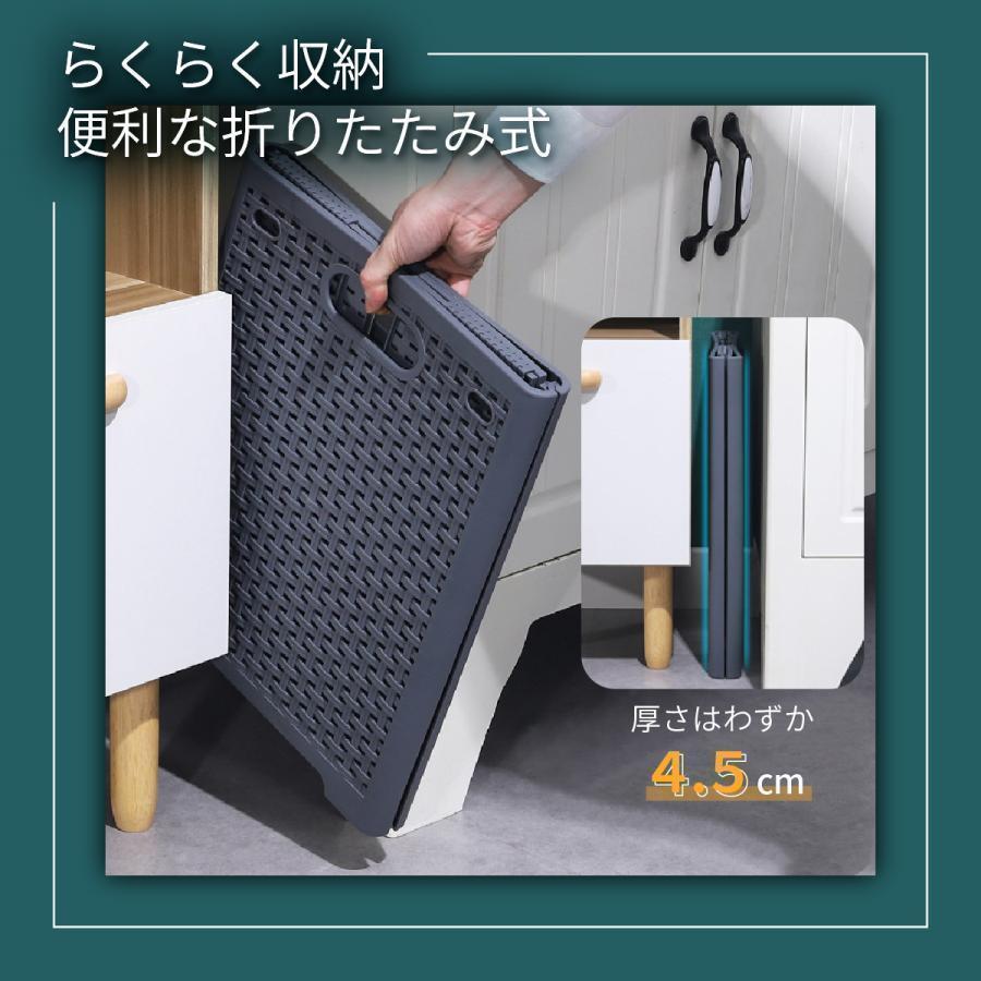 ランドリーバスケット 折りたたみ スリム ふた付き おしゃれS M Ｌ 便利 フォールディングバスケット 洗濯かご 大容量 モダン 北欧 シンプル | ブランド登録なし | 06