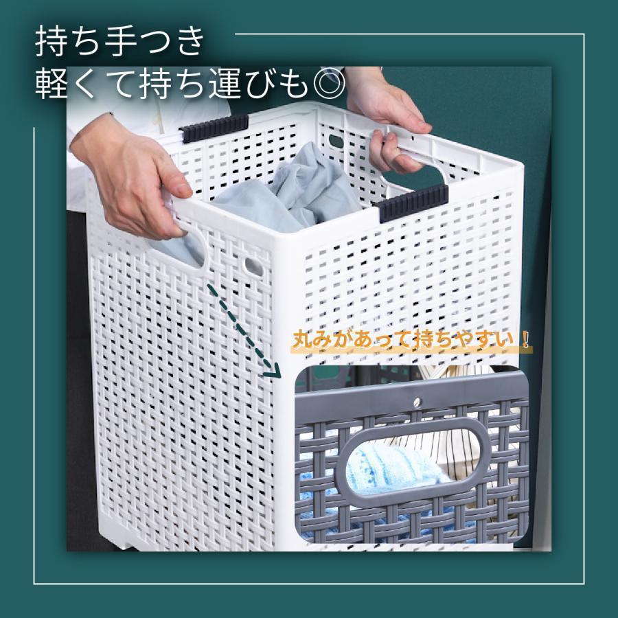 ランドリーバスケット 折りたたみ スリム ふた付き おしゃれS M Ｌ 便利 フォールディングバスケット 洗濯かご 大容量 モダン 北欧 シンプル | ブランド登録なし | 07
