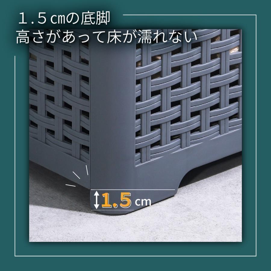 ランドリーバスケット 折りたたみ スリム ふた付き おしゃれS M Ｌ 便利 フォールディングバスケット 洗濯かご 大容量 モダン 北欧 シンプル | ブランド登録なし | 08