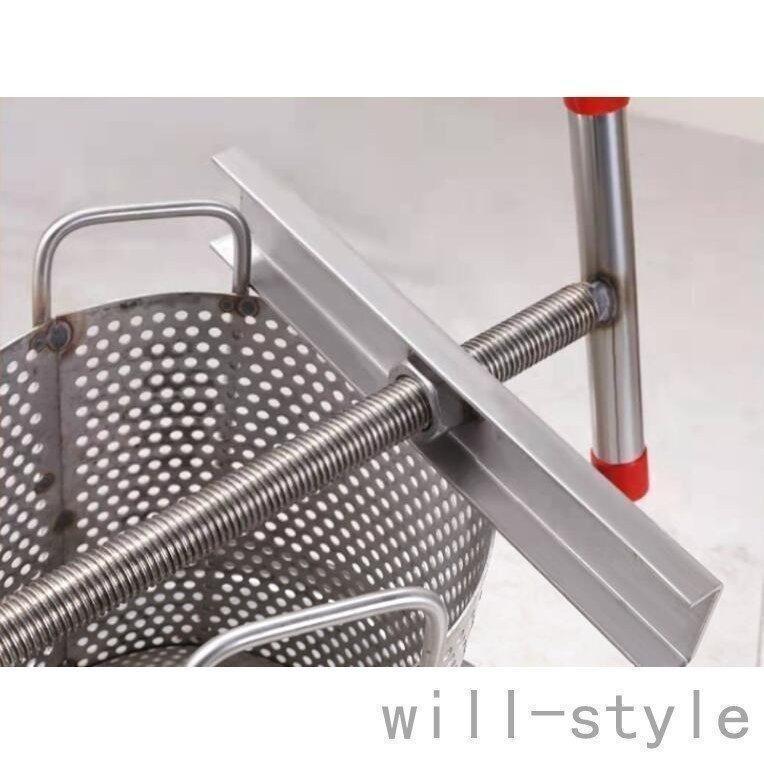 新入荷☆養蜂機器 蜂蜜抽出 絞り機 手動 ワックスプレス機 ステンレス製 手動式蜂蜜分離器 多機能 | ブランド登録なし | 02