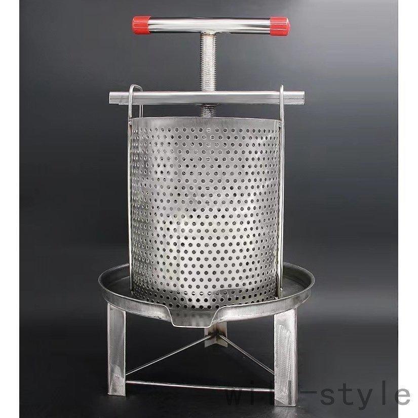 新入荷☆養蜂機器 蜂蜜抽出 絞り機 手動 ワックスプレス機 ステンレス製 手動式蜂蜜分離器 多機能 | ブランド登録なし | 03