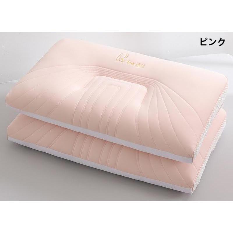 枕 マクラ 枕 まくら ピロー 横寝 肩こり 安眠枕 快眠枕 Q-max0.31 接触冷感 いびき 防止 夏 暑さ対策 寝返り 低め 高め いびき防止 | ブランド登録なし | 15