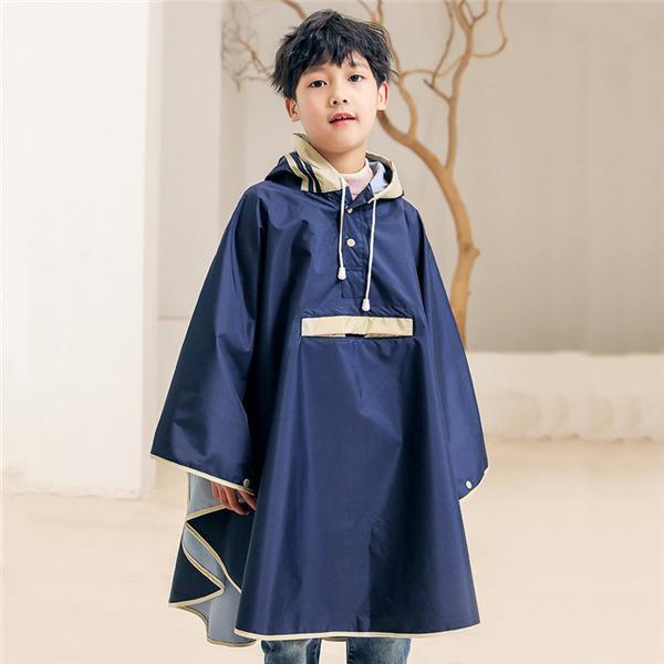 レインコート キッズ 子供 レインスーツ 雨具 カッパ 撥水 レインポンチョ マント ケープ 自転車 梅雨対策 小学生 収納袋付き 通園 通学 | ブランド登録なし | 01