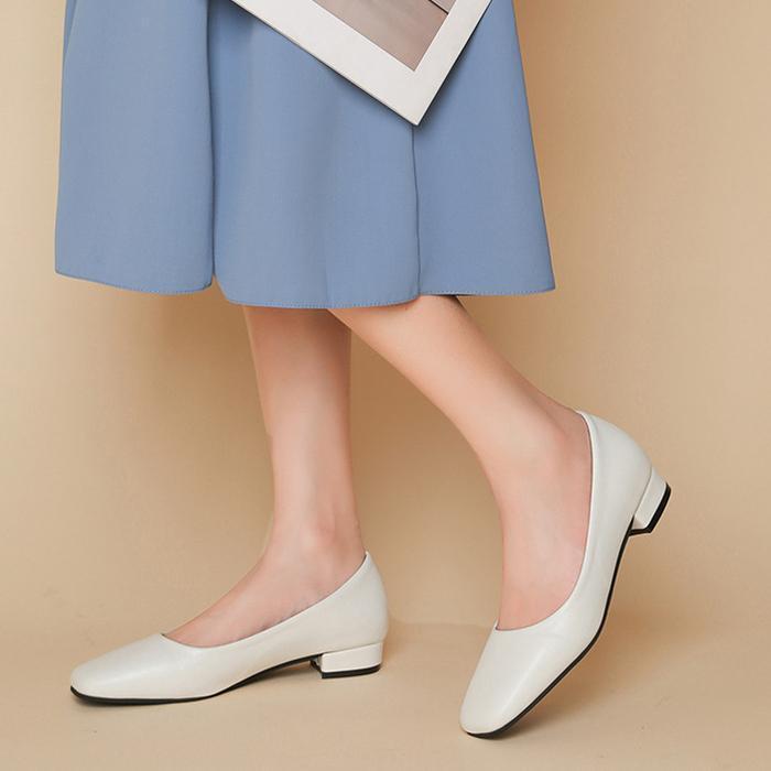 パンプス ローヒール ぺたんこ ぺたんこ フラットシューズ スクエア フォーマル 旅行 疲れない 歩きやすい 通勤 通学 レディース靴 |  | 06