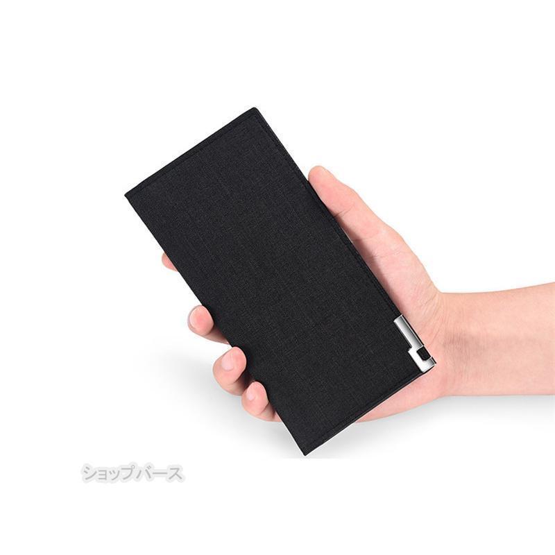 長財布 メンズ ロングウォレット 薄い 二つ折り 財布 超薄型 レトロ お札入れ カード 敬老の日 プレゼント 簡単取付 車内快適 お手入れ簡単 | ブランド登録なし | 16