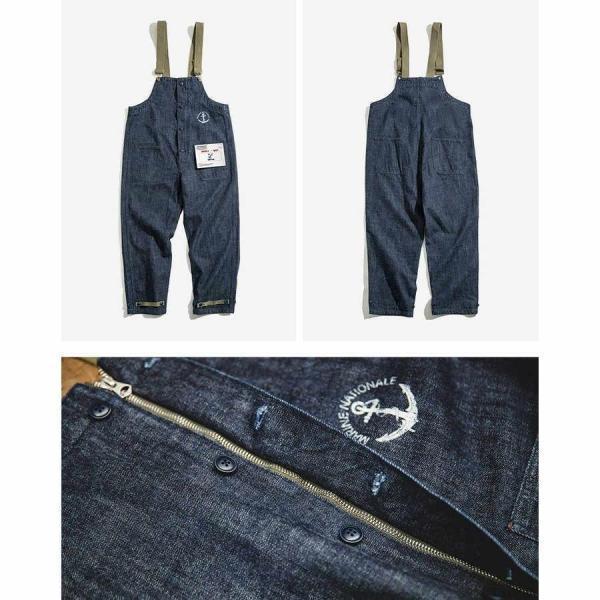 メンズ オーバーオール 切り替 メンズ サロペットパンツ ジーンズ つなぎ オールインワン 作業服 プレゼント 30代 40代 50代 | ブランド登録なし | 07