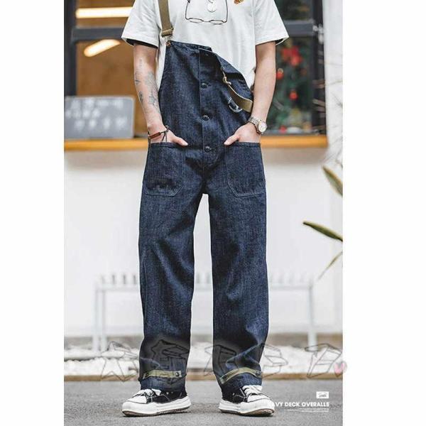 メンズ オーバーオール 切り替 メンズ サロペットパンツ ジーンズ つなぎ オールインワン 作業服 プレゼント 30代 40代 50代 | ブランド登録なし | 09