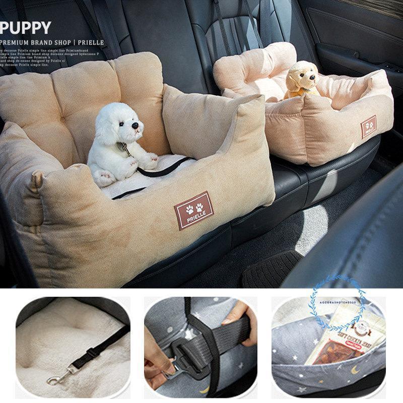 ドライブボックス ペットベッド ペットドライブ ドライブシート 車用 家用 犬用品 猫 ペットグッズ 小型犬 お出かけ 車に乗せる 飛び出し防止 | ブランド登録なし | 12