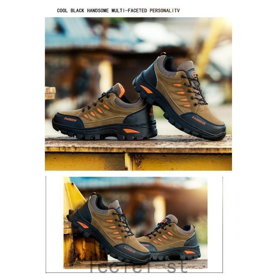 トレッキングシューズ メンズ レディース 防水 登山靴 ハイキングシューズ ミドルカット ハイキング アウトドアシューズ 防滑 | ブランド登録なし | 11