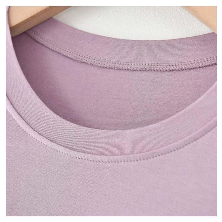 カップ付きインナース 半袖 締め付けない カップ付きTシャツ ブラ カップ付き パット付き レディース ラウンドネック 半袖Tシャツ アン | ブランド登録なし | 15