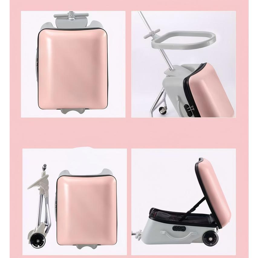 スーツケース キャリーバッグ 乗れる 20インチ 子どもが乗れる ストッパー付き 多機能キャリー 可拆式デザイン 座れる 機内持込OK おしゃれ 旅行 |  | 11