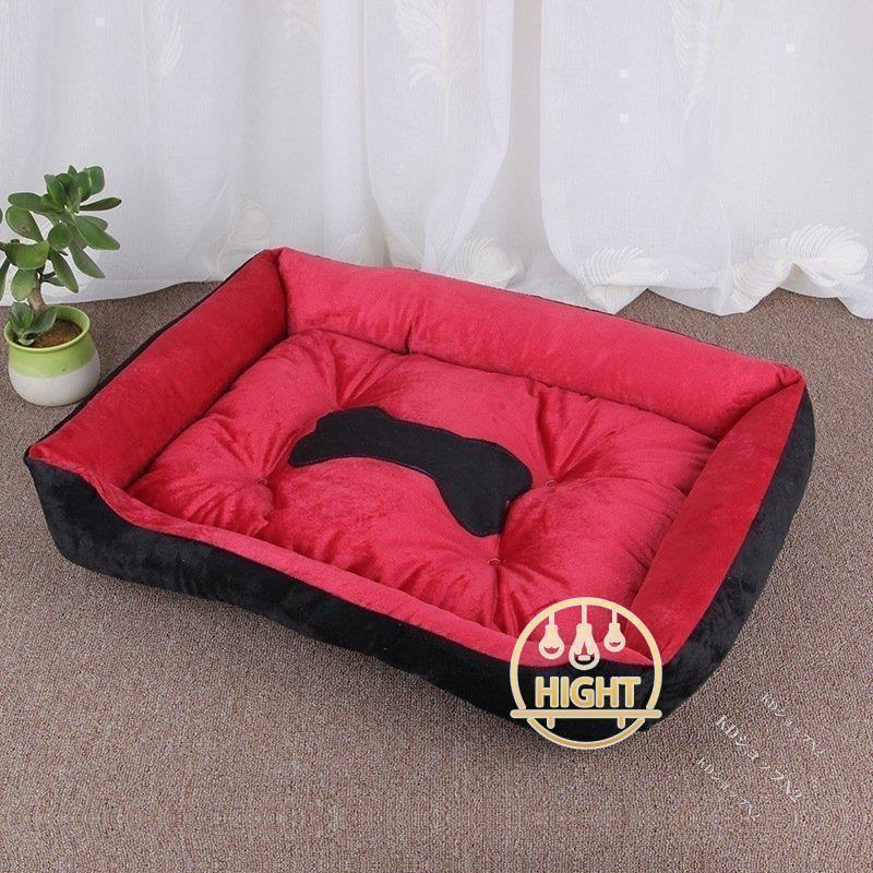 犬ベッド 犬用品 ペット用ベッド 洗える ペット 犬 猫 ベッド 春 夏 秋 冬 猫ベッド 寝具 ふわふわ 柔らかい 可愛い ワンちゃん 冬 防寒 |  | 10