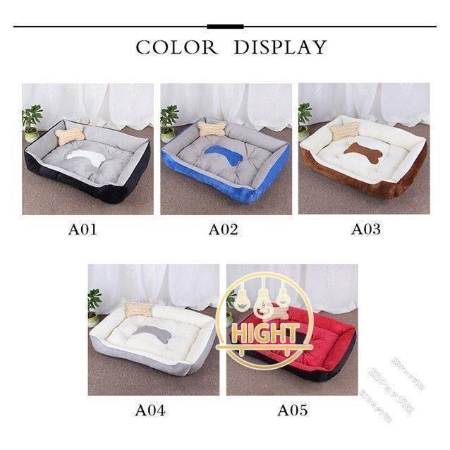 犬ベッド 犬用品 ペット用ベッド 洗える ペット 犬 猫 ベッド 春 夏 秋 冬 猫ベッド 寝具 ふわふわ 柔らかい 可愛い ワンちゃん 冬 防寒 |  | 05