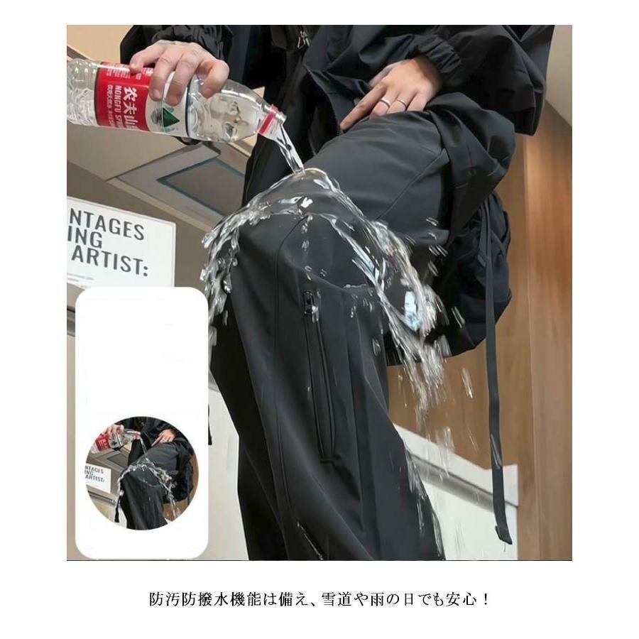 防水 トレッキングパンツ 夏 薄手 メンズ レディース 男女兼用 ワイドパンツ カーゴパンツ 登山ズボン 撥水 速乾 ロングパンツ 登山用パンツ スポ | ブランド登録なし | 08